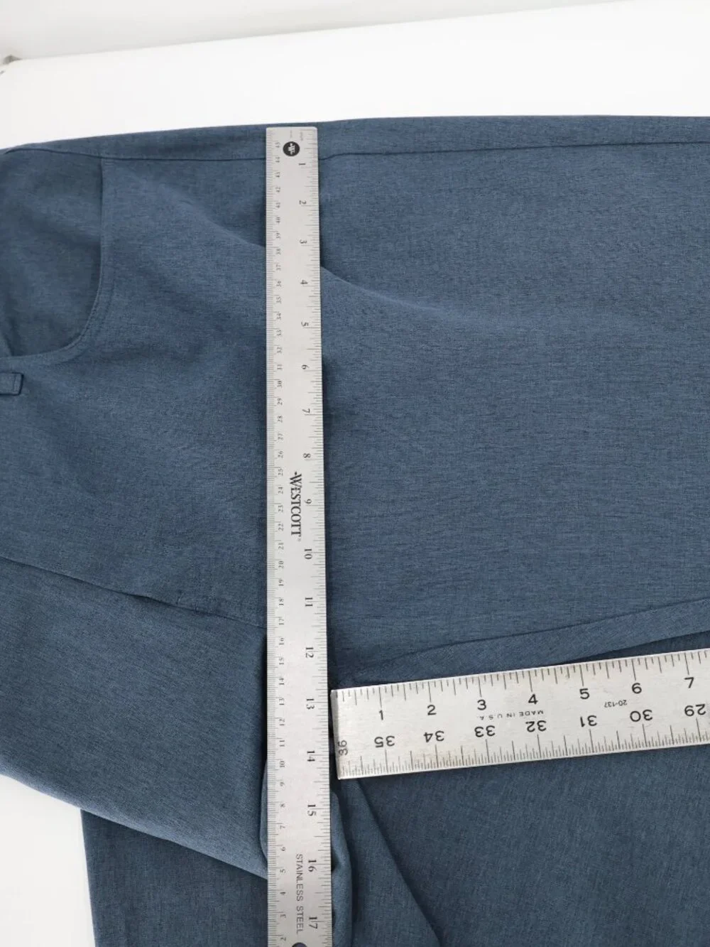 Travis Mathew Pants Mens 36 L31 Open To Close Chino golf Performance solid blue